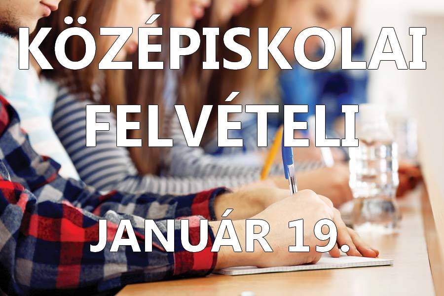 Középiskolai felvételi 2019