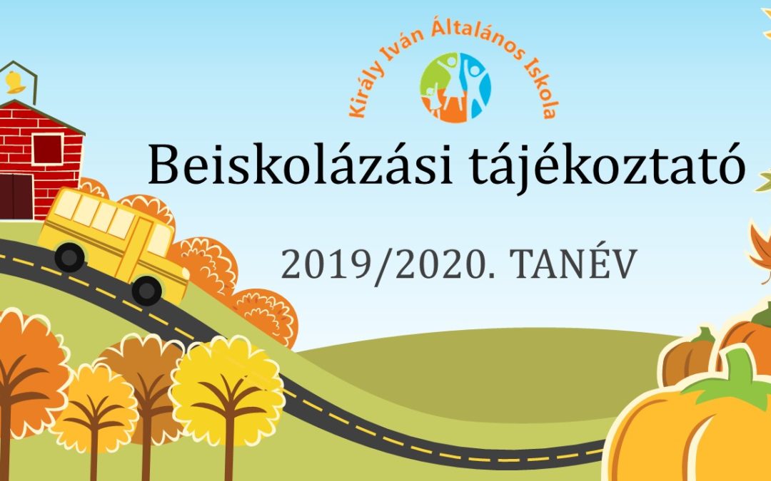 Beiskolázási tájékoztató 2019/2020. tanévre