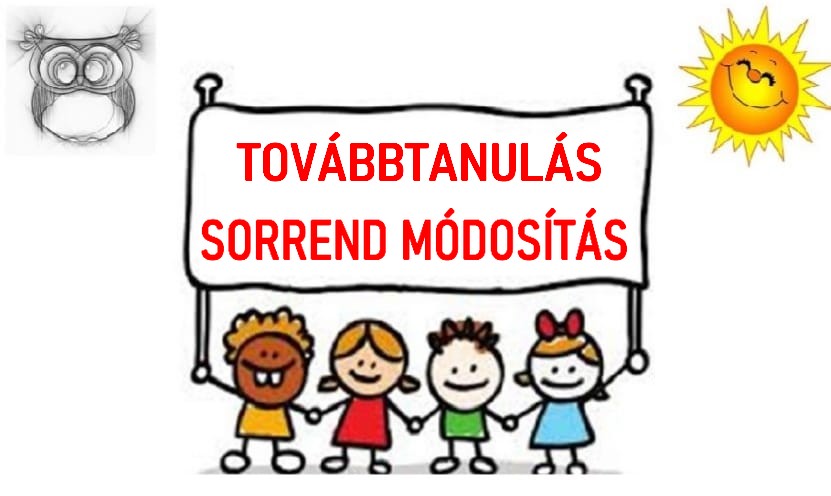 TOVÁBBTANULÁS – SORREND MÓDOSÍTÁS – VÁLTOZÁS