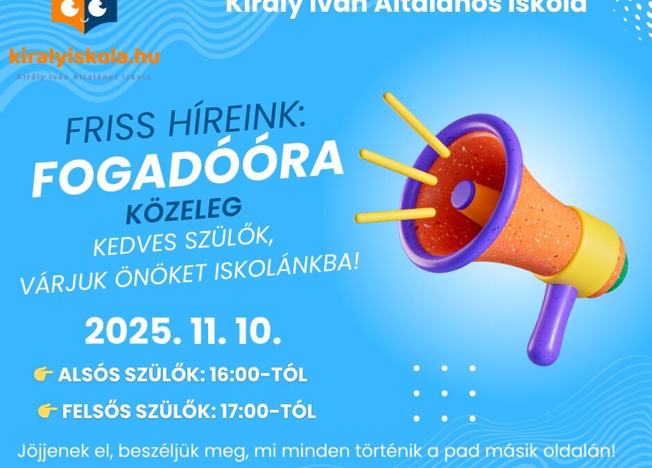 Fogadóóra 2025.11.10.