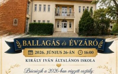 Ballagás és évzáró meghívó 2026